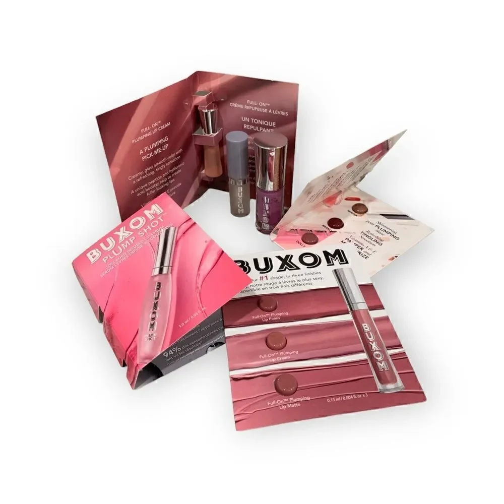 BUXOM Lip Polish and Pumping Gloss Bundle, new
